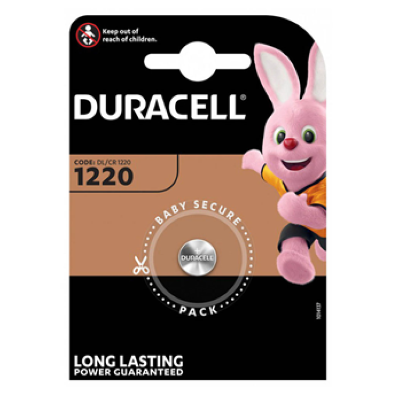 Duracell batterij knoopcel CR1220 per stuk