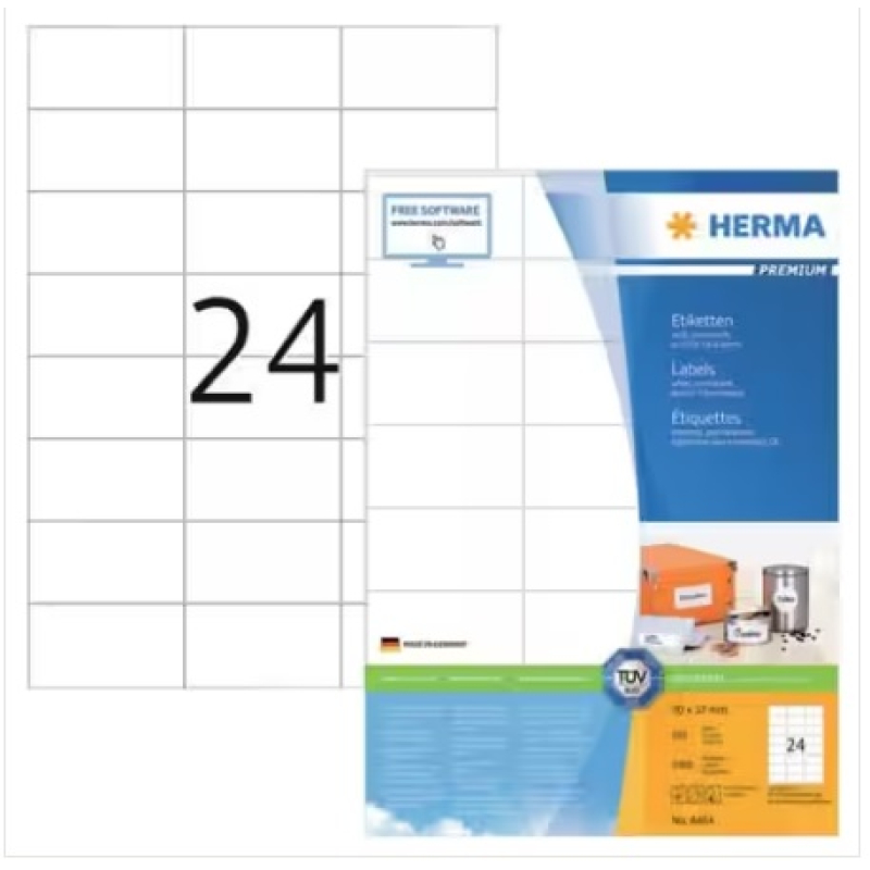 A4 papier met etiketten Herma 4464