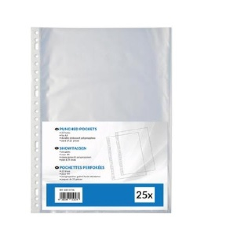 Showtas met gaatjes A4 23-gaats 100 stuks