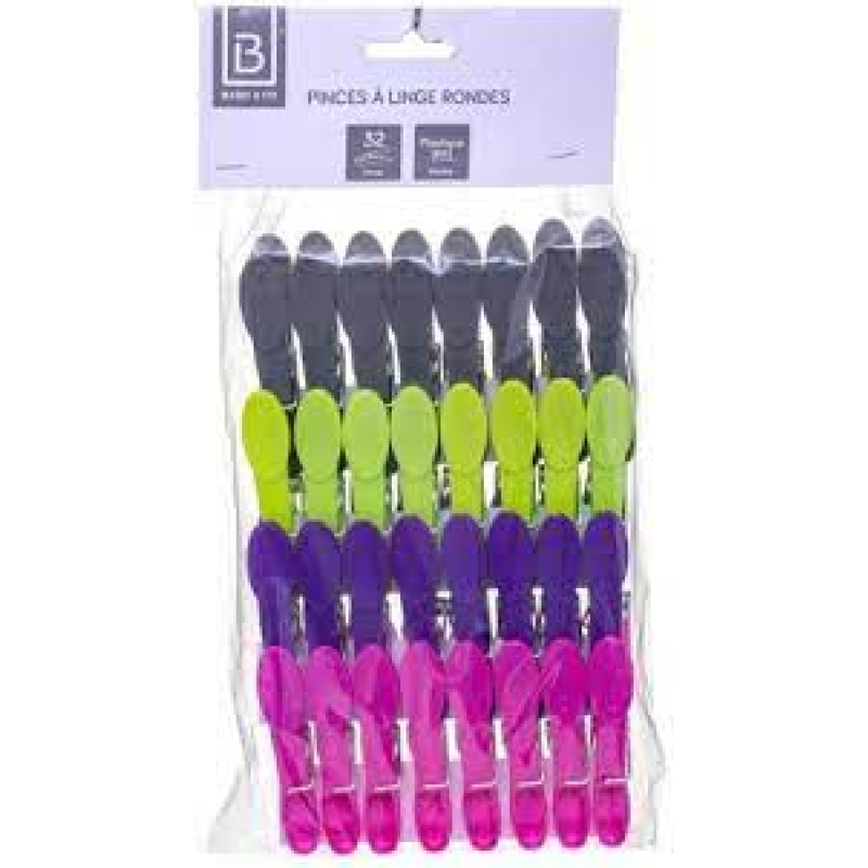 Wasknijpers 32 stuks