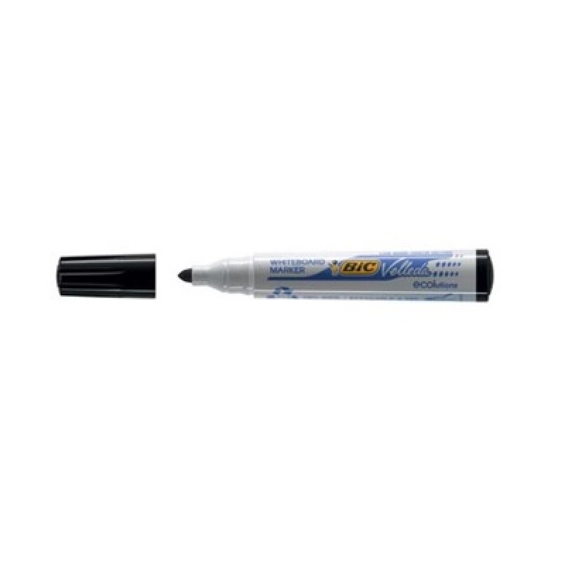 Whiteboard stiften zwart rond 1-1.5mm